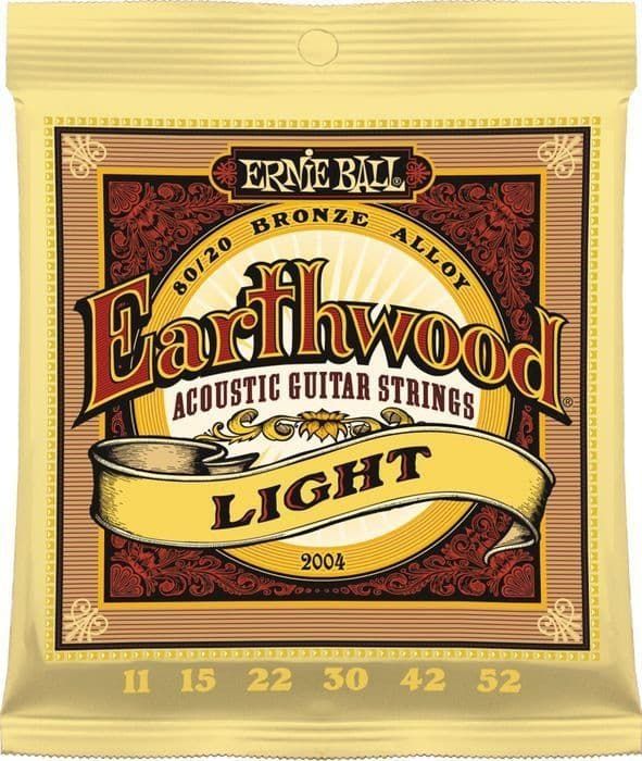 Струны для акустической гитары Earthwood Ernie Ball 2004