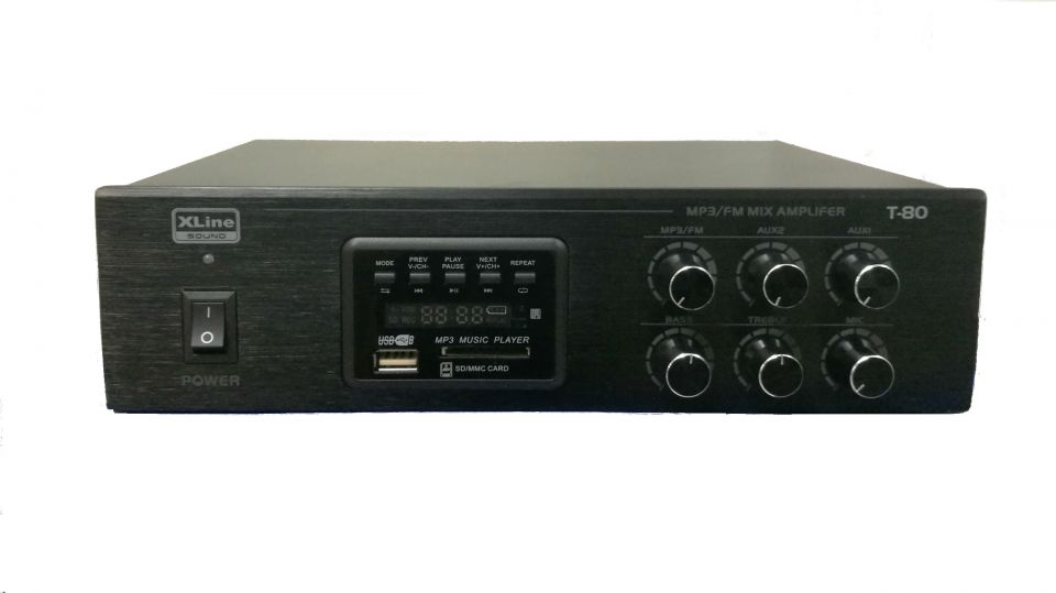 Радиоузел с поддержкой USB и SD карт XLine T-80