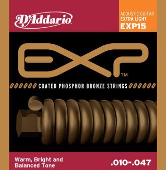 Струны для акустической гитары D'Addario EXP15