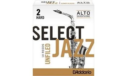 Трости для саксофона альт Rico RRS10ASX2H Select Jazz Unfiled №2H 10 шт.