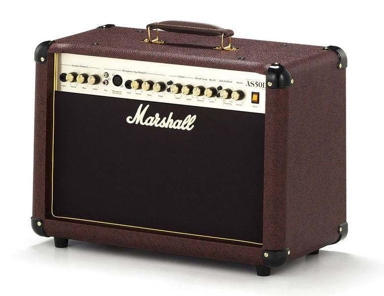 Комбоусилитель для акустической гитары Marshall AS50D 50W 2X8`` Acoustic Soloist Combo