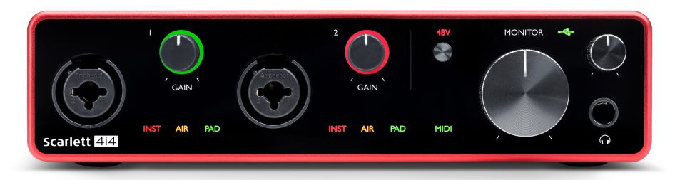 Аудиоинтерфейс FOCUSRITE SCARLETT 4I4 3RD GEN