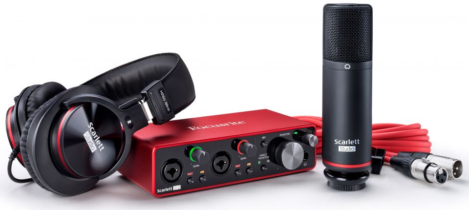 Студийный комплект FOCUSRITE SCARLETT 2I2 STUDIO 3RD GEN