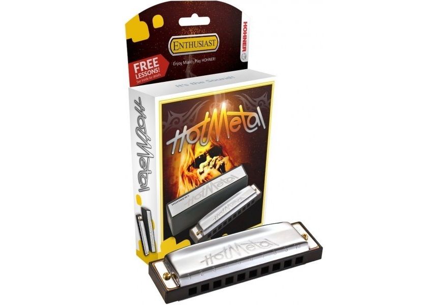 Губная гармоника диатоническая Hohner Hot Metal C