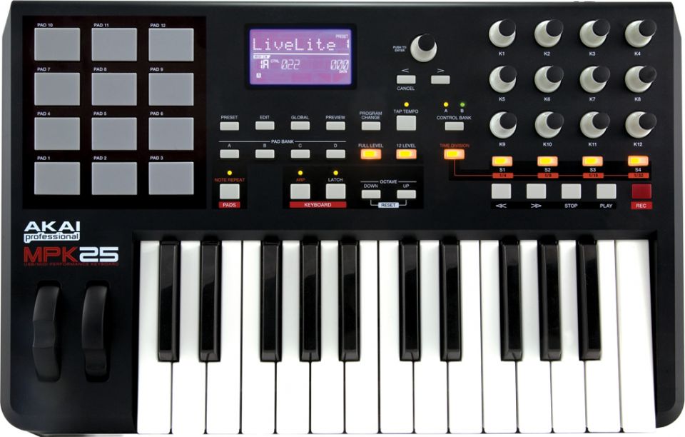 Миди клавиатура AKAI PRO MPK25