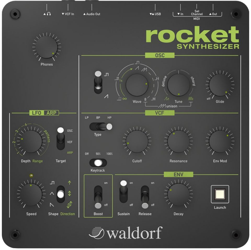 Синтезатор Waldorf Rocket