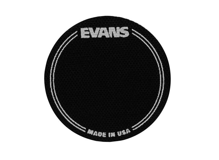 Наклейка на рабочий пластик бас-барабана черная Evans EQPB1 EQ 