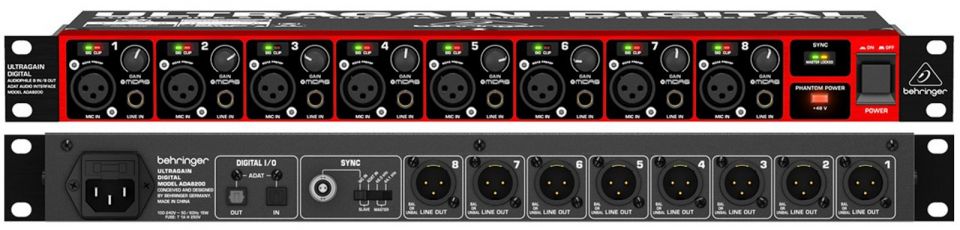 Звуковая карта Behringer ADA8200