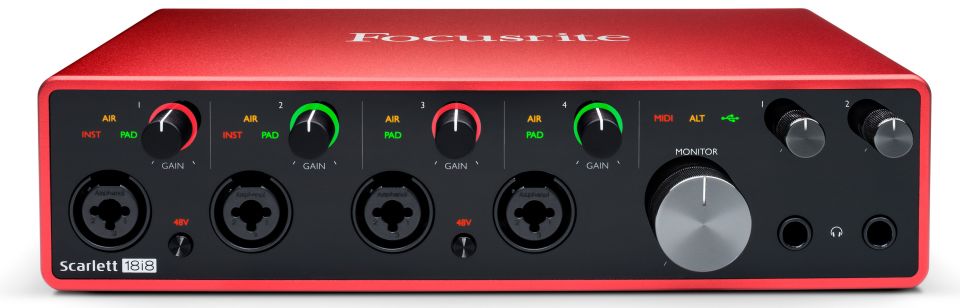 Аудиоинтерфейс Focusrite SCARLETT 18I8 3RD GEN