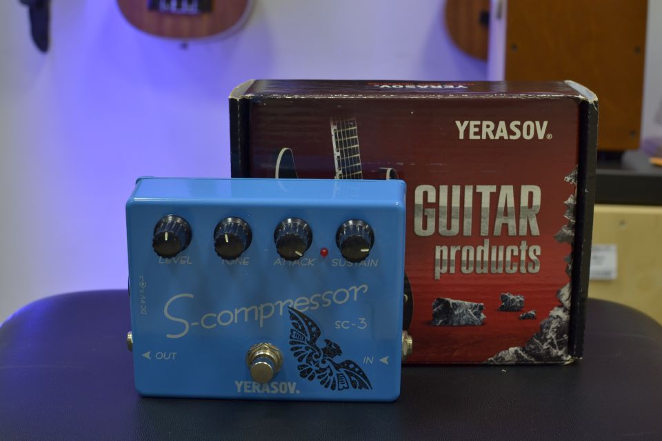 Гитарная педаль Yerasov SС-3 compressor sustainer (б/у)