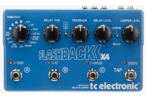 Гитарная педаль TC ELECTRONIC FLASHBACK X4 DELAY & LOOPER TonePrint