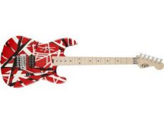 Электрогитара EVH Stripe Series red with black & white stripes